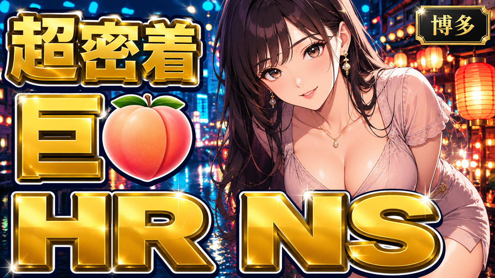 【博多・HR】エ◯すぎる巨🥧の美女に超密着されて無課金HR（NS）